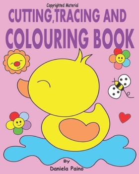 Paperback Cutting, Tracing and Colouring book