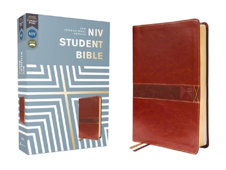 Imitation Leather Niv, Student Bible, Leathersoft, Brown, Comfort Print Book