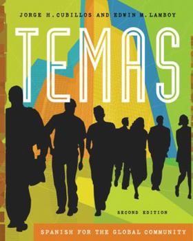 Hardcover Temas: Spanish for the Global Community [With CD] Book