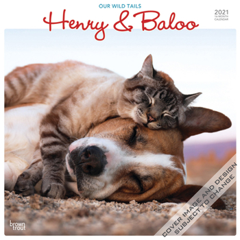 Calendar Henry & Baloo Our Wild Tails 2021 Square Book