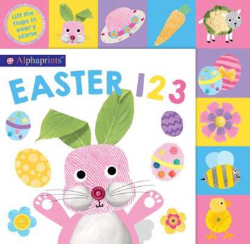Board book Alphaprints: Easter 123: Lift the Flaps in Every Scene Book