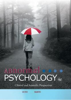 Hardcover Abnormal Psychology 4th Edition Book