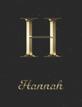 Hannah: 1 Year Daily Planner (12 Months) | Yellow Gold Effect Letter H Initial First Name | 2020 - 2021 | 365 Pages for Planning | January 20 - ... | Plan Each Day, Set Goals & Get Stuff Done