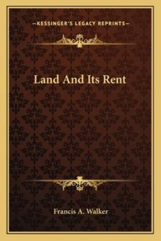 Paperback Land and Its Rent Book