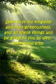 2020 Weekly Planner Bible Verse Seek First His Kingdom 134 Pages: 2020 Planners Calendars Organizers Datebooks Appointment Books Agendas