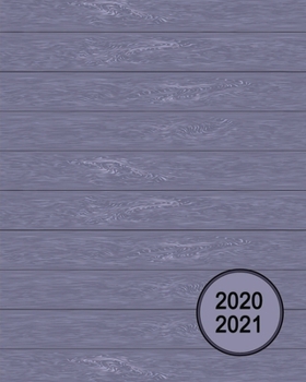 Paperback 2020-2021 Two Year Planner: Appointment Planner, Diary and Daily Organizer for 24 Months - Include To-Do List and Priorities Space - Purple Board Book