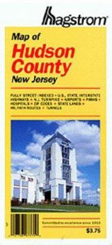 Hudson County, New Jersey Pocket Map