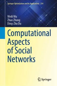 Hardcover Computational Aspects of Social Networks Book