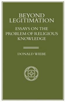 Paperback Beyond Legitimation: Essays on the Problem of Religious Knowledge Book