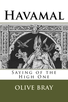 Paperback Havamal: Saying of the High One Book