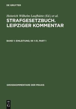 Hardcover Einleitung; §§ 1-31 (Großkommentare der Praxis) (German Edition) [German] Book
