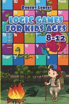 Paperback Logic Games For Kids 8-12: Hakyuu Logic Puzzles with Answers Book