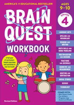 Paperback Brain Quest Workbook: 4th Grade Revised Edition Book