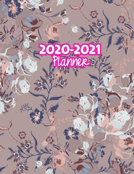 2020-2021 Planner: Two Year Calendar Organizer and Goal Journal | January 2020 - December 2021 Daily, Weekly and Monthly Planner Book with Back Sticker Expression Wall for 2 Years | Design Code 889898