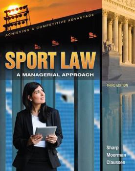 Paperback Sport Law: A Managerial Approach Book
