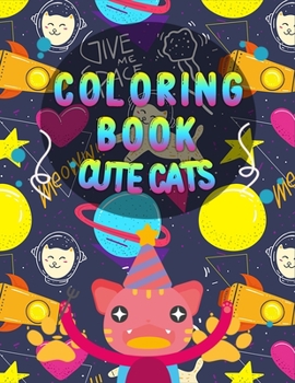 Cute Cats Coloring Book for Kids