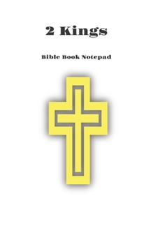 Paperback Bible Book Notepad 2 Kings Book