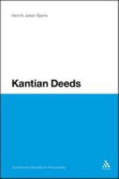 Paperback Kantian Deeds Book