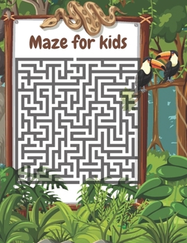 Paperback Maze for kids: Activity book for kids / 80 pages /8,5×11 inches Book