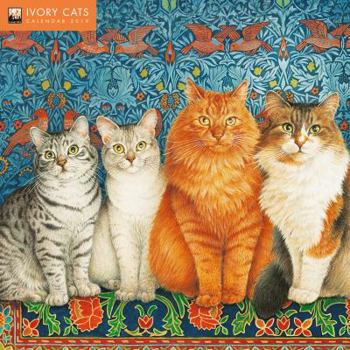 Calendar Ivory Cats Wall Calendar 2019 (Art Calendar) Book