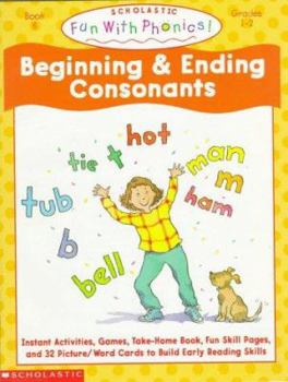 Paperback Beginning and Ending Consonants Book