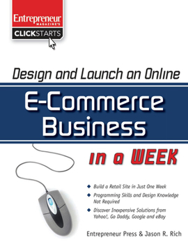Paperback Design and Launch an E-Commerce Business in a Week Book
