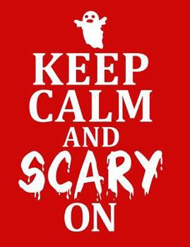 Paperback Ghost Keep Calm Grid Composition Notebook: Graph Paper 5X5 Squares per Inch (7.44 X 9.69) Funny Spirit Keep Calm and Scary On Engineering Paper Book