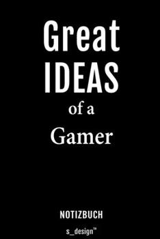 Paperback Notizbuch f?r Gamer: Originelle Geschenk-Idee [120 Seiten liniertes blanko Papier] [German] Book