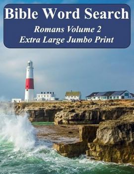 Paperback Bible Word Search Romans Volume 2: King James Version Extra Large Jumbo Print Book