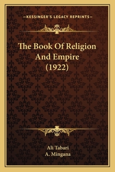 Paperback The Book Of Religion And Empire (1922) Book