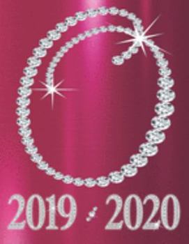 Paperback Weekly Planner Initial Letter "O" Monogram September 2019 - December 2020: Letter A4 Hot Pink Diamond Initial Daily Schedule Large Print Agenda [Large Print] Book