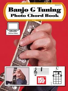 Paperback Banjo G Tuning Photo Chord Book