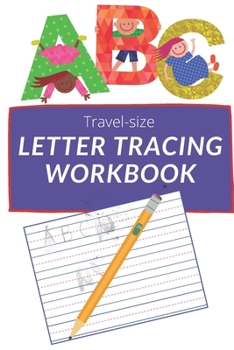 Paperback Travel-size ABC Letter Tracing Workbook: Learn to write ABCs for kids. Fruits & Vegetables edition Book