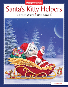 Paperback Santa's Kitty Helpers Holiday Coloring Book