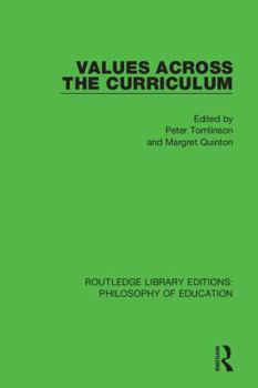 Paperback Values Across the Curriculum Book