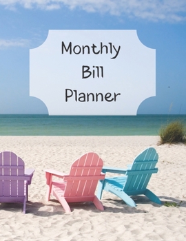 Paperback Monthly Bill Planner: Financial Budget Planner Expense Tracker Bill Organizer, Expense Tracker Budget Planner Book