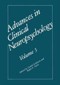 Advances in Clinical Neuropsychology: Volume 3
