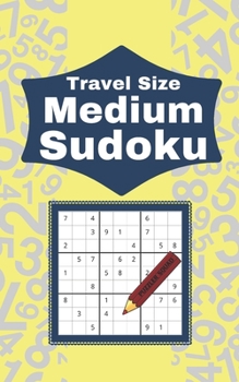 Paperback Travel Size Medium Sudoku: 104 Enjoyable Sudoku Puzzles Book