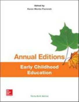 Paperback Annual Editions: Early Childhood Education, 36/E Book