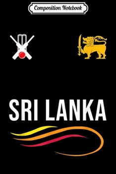 Composition Notebook: Sri Lanka Cricket Sports jersey  Journal/Notebook Blank Lined Ruled 6x9 100 Pages