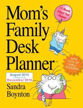 Calendar Mom's Family Desk Planner August 2015 Through December 2016 Book