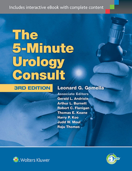 Hardcover The 5 Minute Urology Consult: The 5 Minute Urology Consult Book