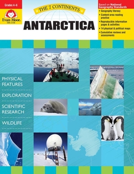 Paperback 7 Continents: Antarctica, Grade 4 - 6 Teacher Resource Book