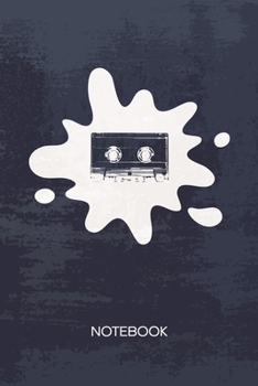 Bullet Dotted Journal: Vintage Themed Party Notebook Dotted Grid a5 6x9 120 Pages - 90s Music Planner 80s Party Diary 90s - 90s Kids Partygoer Gift Idea for Men and Women