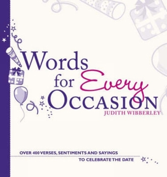 Paperback Words for Every Occasion: Over 400 Verses, Sentiments and Sayings to Celebrate the Date Book