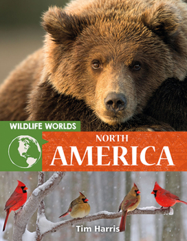 Library Binding Wildlife Worlds North America Book
