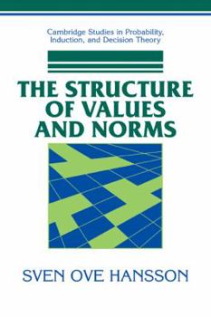 Paperback The Structure of Values and Norms Book