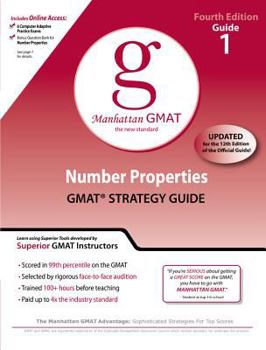 Paperback Number Properties GMAT Preparation Guide Book
