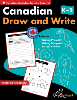 Paperback Canadian Draw & Write K-2 Book