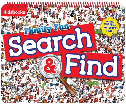 Spiral-bound Family Fun Search & Find Book